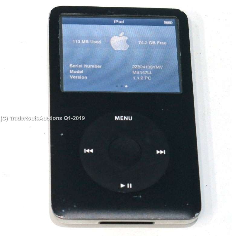 Apple IPod Classic - 6th Generation  BLACK 80GB [ MB147LL ]