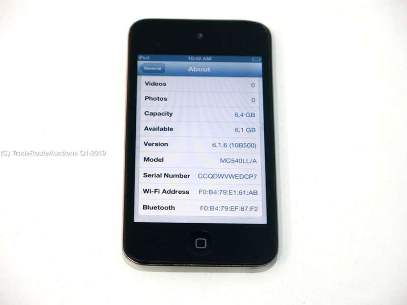 Apple iPod Touch 4th Generation Black | 8GB Retina Display | MC540C/A | A1367