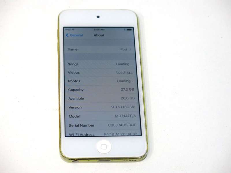Apple iPod Touch | WHITE/GREEN | 32GB | 5th Generation | A1421 | MD714ZP/A | RETINA DISPLAY