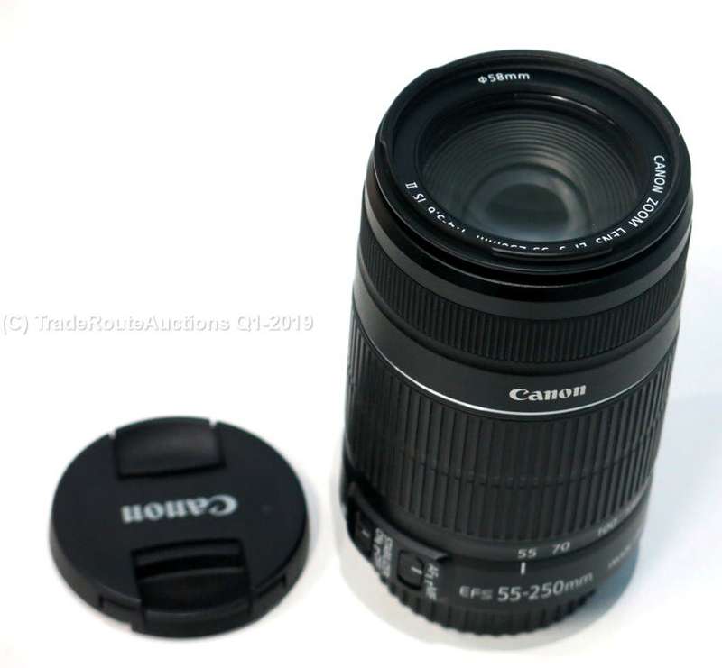 Canon EF-S 55-250m IS (Image Stabilizer) Mark ii Lens for Canon DSLR Cameras