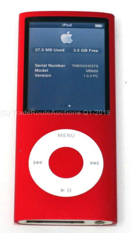 Apple iPod Nano 4GB | A1285 | MB669 | Red
