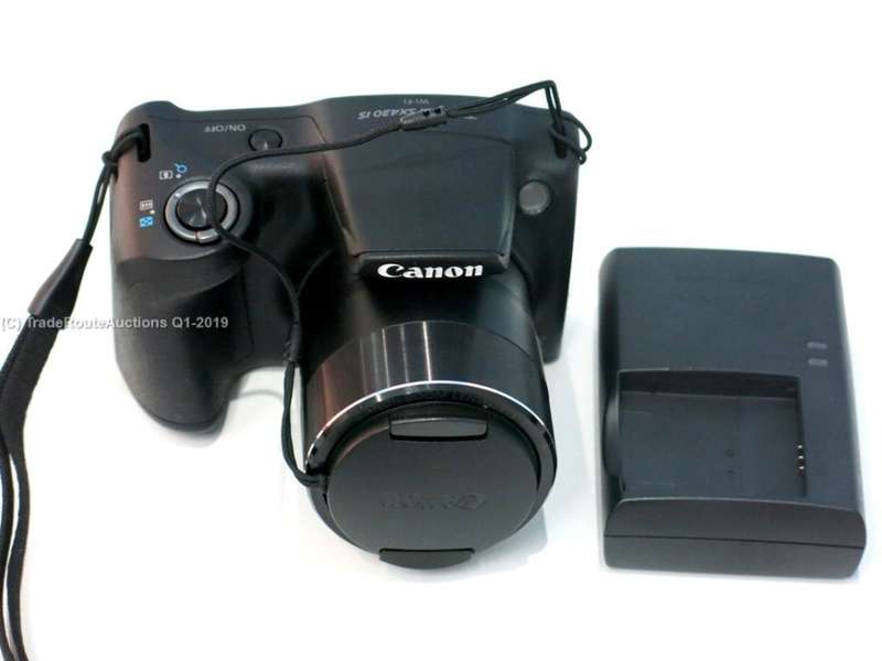 Canon PowerShot SX430 IS Built-in Wi-Fi / NFC Black Digital Camera 20.0MP 45X ZOOM