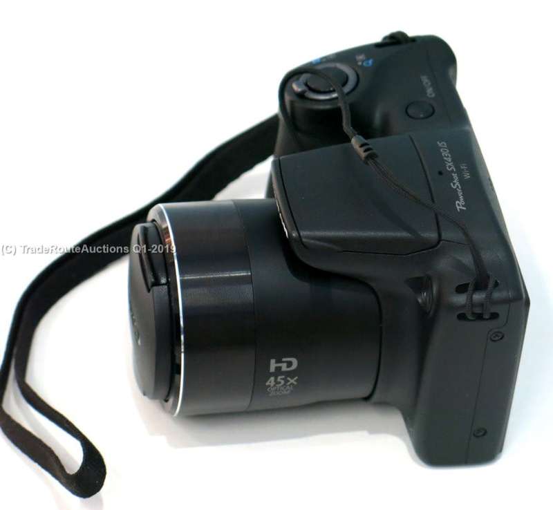 Canon PowerShot SX430 IS Built-in Wi-Fi / NFC Black Digital Camera 20.0MP 45X ZOOM