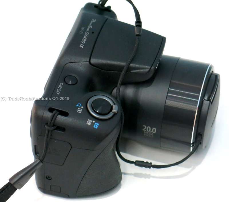 Canon PowerShot SX430 IS Built-in Wi-Fi / NFC Black Digital Camera 20.0MP 45X ZOOM