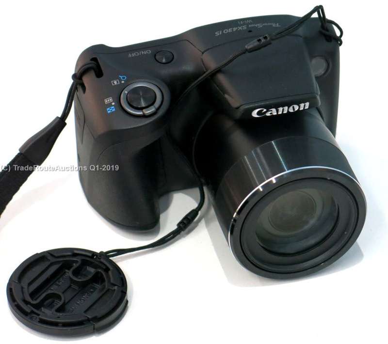 Canon PowerShot SX430 IS Built-in Wi-Fi / NFC Black Digital Camera 20.0MP 45X ZOOM