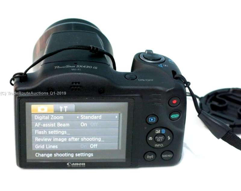 Canon PowerShot SX430 IS Built-in Wi-Fi / NFC Black Digital Camera 20.0MP 45X ZOOM