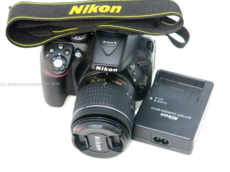 NIKON D5300 DSLR CAMERA BODY [ WiFi & GPS] - [ 24.2 MP ] - WITH 18-55 [ VR II ] Lens Kit