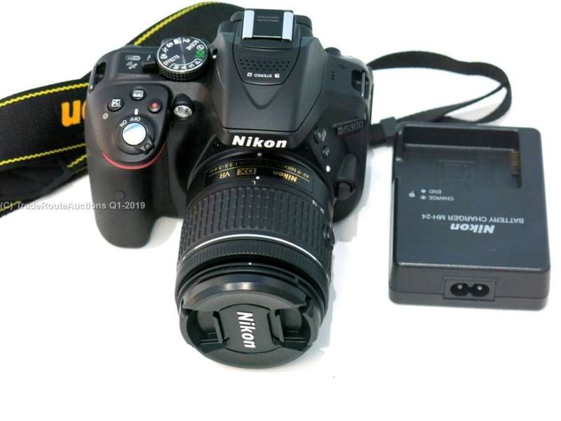 NIKON D5300 DSLR CAMERA BODY [ WiFi & GPS] - [ 24.2 MP ] - WITH 18-55 [ VR II ] Lens Kit
