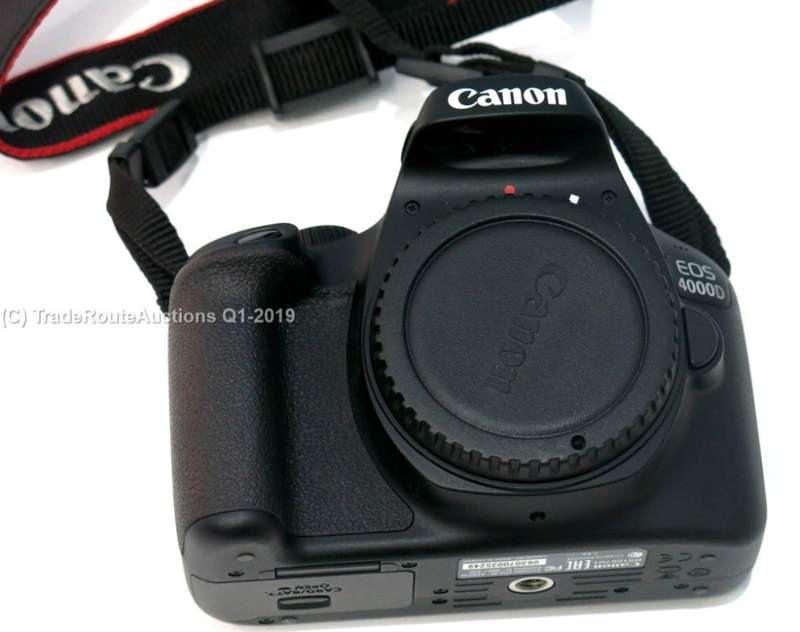 Canon EOS 4000D DSLR Camera and EF-S 18-55 mm f/3.5-5.6 III Lens Kit