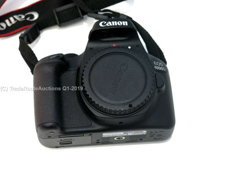 Canon EOS 4000D DSLR Camera and EF-S 18-55 mm f/3.5-5.6 III Lens Kit