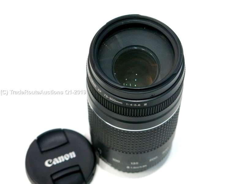 CANON EF 75-300MM 4-5.6 MARK III TELEPHOTO ZOOM LENS for 600D, 650D, 700D, 750D 1200D 1300D Etc