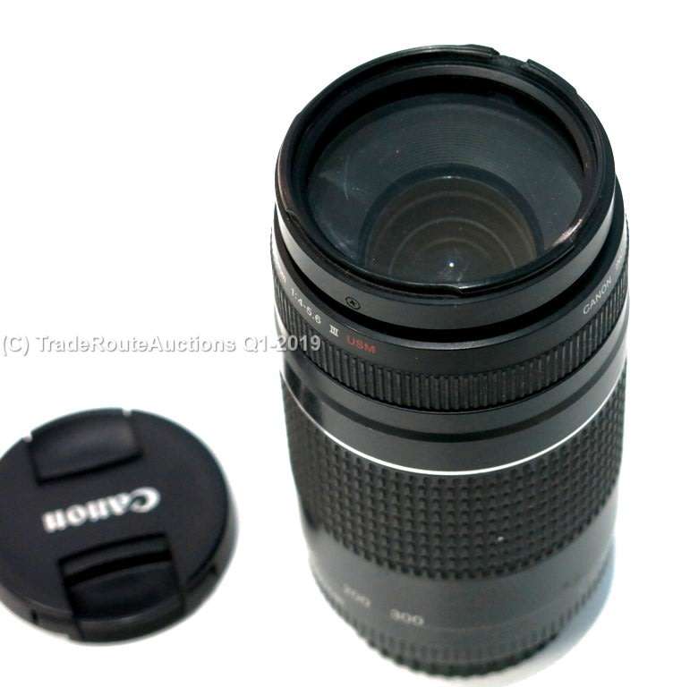 CANON EF 75-300MM III USM Zoom Lens Canon Cameras  - Cracked filter ring