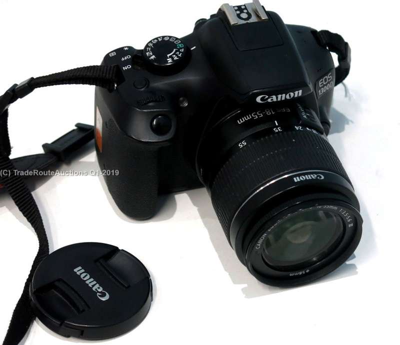 CANON 1300D DSLR CAMERA TWIN LENS BUNDLE | CANON 18-55mm PLUS 75-300mm Lenses