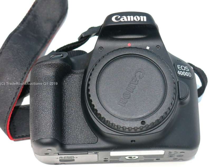 Canon 4000D DSLR Camera and EF-S 18-55 mm f/3.5-5.6 III Lens Kit