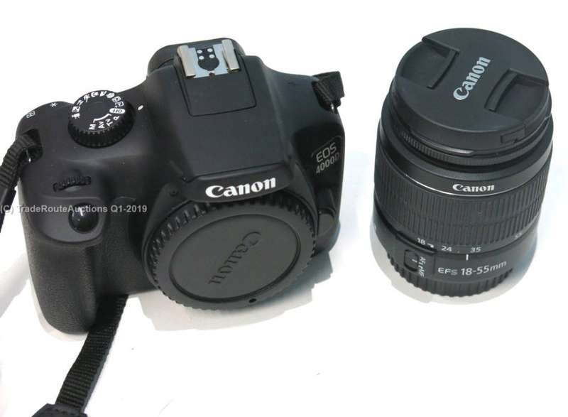 Canon 4000D DSLR Camera and EF-S 18-55 mm f/3.5-5.6 III Lens Kit