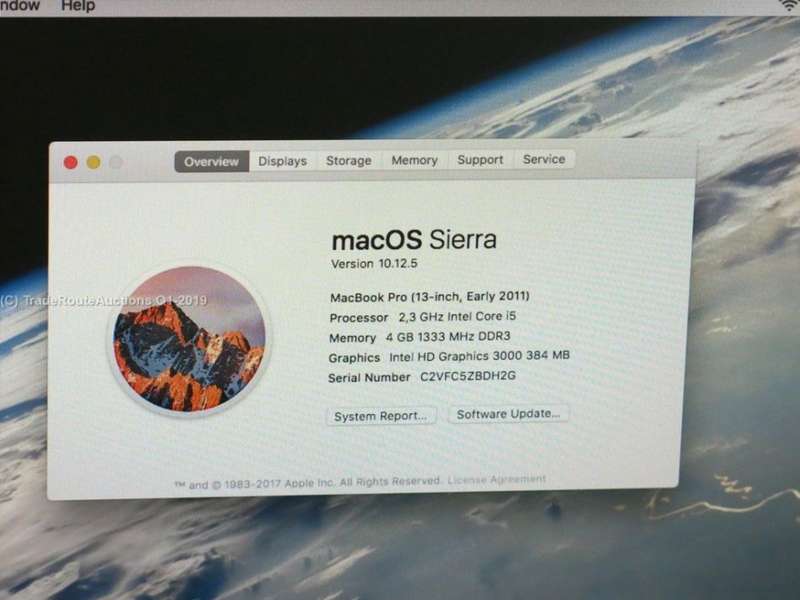 MacBook Pro 13.3-inch | Core i5 2.3GHz | 4GB DDR3 RAM | 1TB HDD - ORIGINAL APPLE