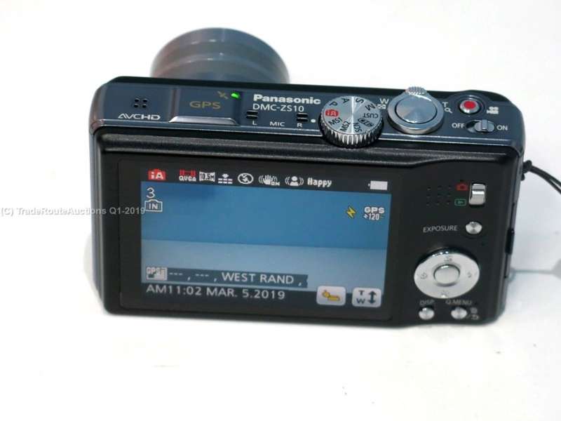 Panasonic Lumix DMC-ZS10 ( LEICA )14.1 MP Digital Camera 16x Wide Angle Optical IS Zoom Built-In GPS