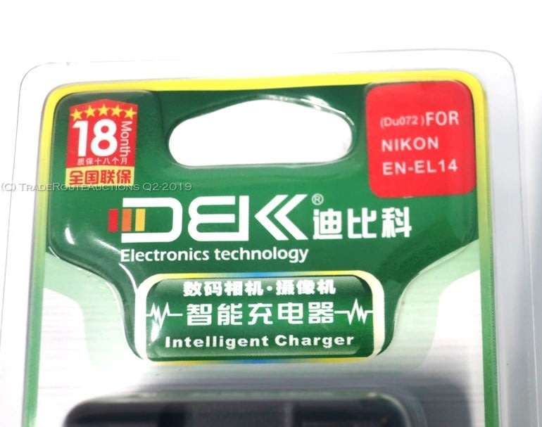 Replacement Charger for EN-EL14 - D3100, D3200, D3300, D3400 D5100, D5200, D5300 etc