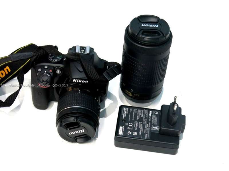 New Nikon D3400 Camera & AF-P 18-55mm + AF-P DX 70-300mm F/4.5-6.3G ED VR Twin Lens KIT