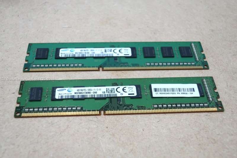 Samsung 4GB DDR3 RAM DESKTOP MEMORY MODULE PC3-12800 1600MHz (Model : M378B5173DB0)