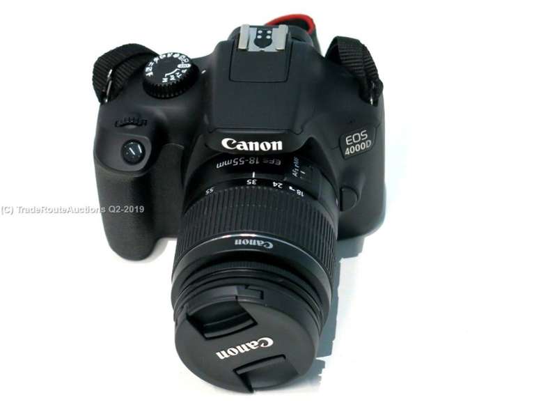 Canon 4000D DSLR Camera and EF-S 18-55 mm f/3.5-5.6 III Lens Kit