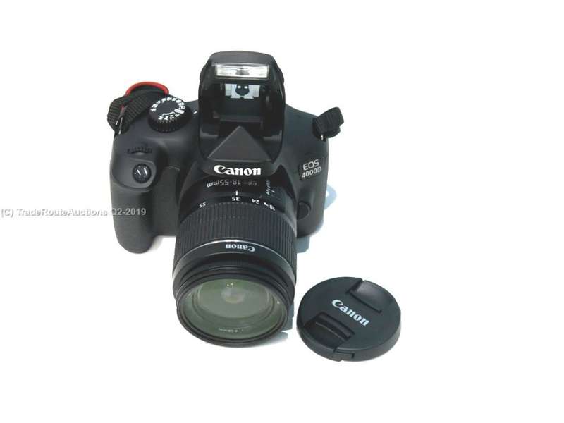 Canon 4000D DSLR Camera and EF-S 18-55 mm f/3.5-5.6 III Lens Kit