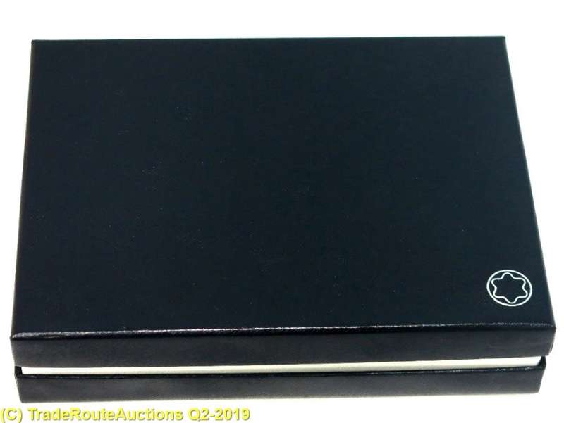 Boxed - Montblanc Meisterstück Leather Wallet, Black - 4cc 14548 *** MONT BLANC ***