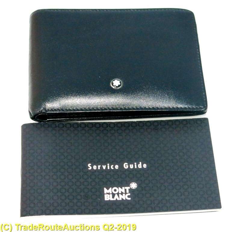 Boxed - Montblanc Meisterstück Leather Wallet, Black - 4cc 14548 *** MONT BLANC ***