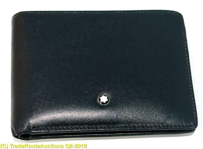 Boxed - Montblanc Meisterstück Leather Wallet, Black - 4cc 14548 *** MONT BLANC ***