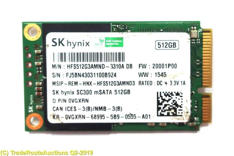 SK Hynix SC300 mSATA 512GB SSD Solid State Drive [ HFS512G3AMND-3310A ]