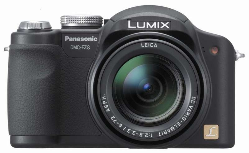 Panasonic Lumix DMC-FZ8K 7.2MP Digital Camera with (Leica) 12x Optical Image Stabilized Zoom