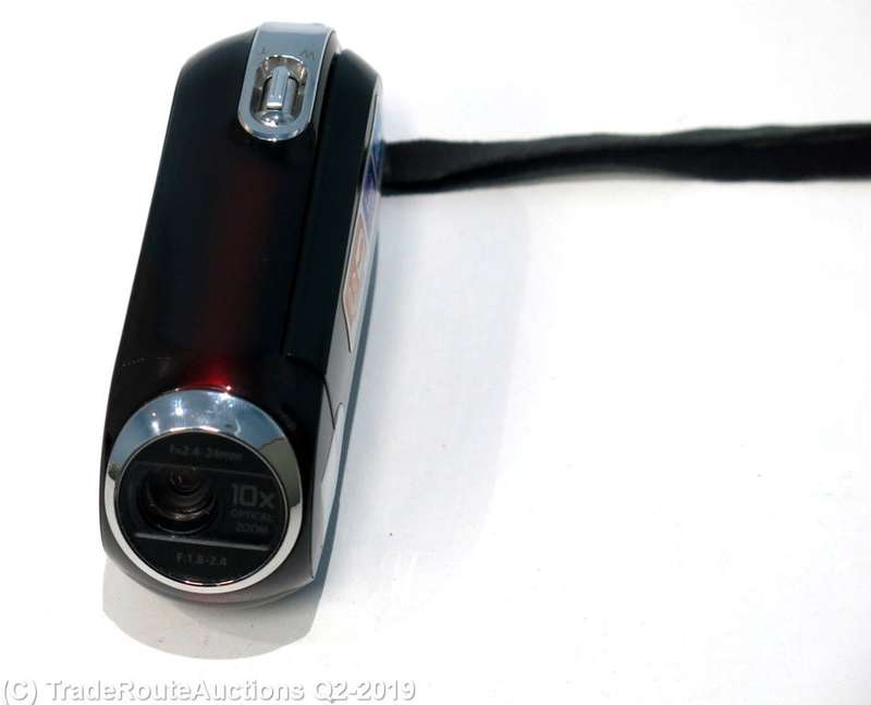 Samsung SMX-C10 Touch of Color Camcorder with 10x Optical Zoom (Red)
