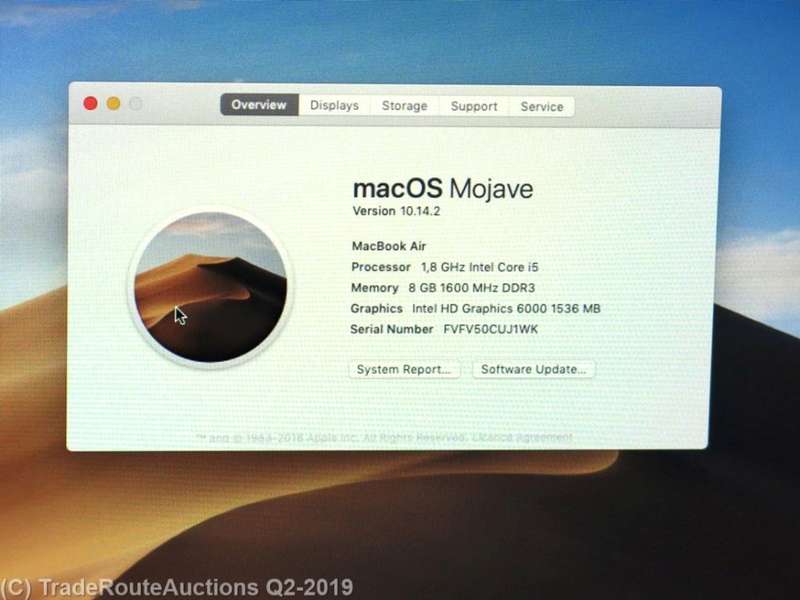 Apple MacBook Air 13.3-inch | Core i5 1.8GHz | 8GB RAM | 128GB SSD MACBOOK AIR 13 INCH 2017 MODEL