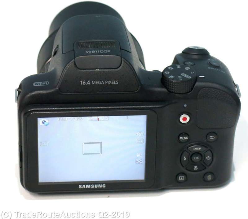 Samsung WB1100F 16.2MP CCD Smart WiFi & NFC Digital Camera with 35x Optical Zoom, 3.0" LCD
