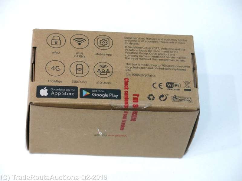 Vodafone Mobile Wi-Fi R218h 4G LTE Wireless Hotspot Modem Router