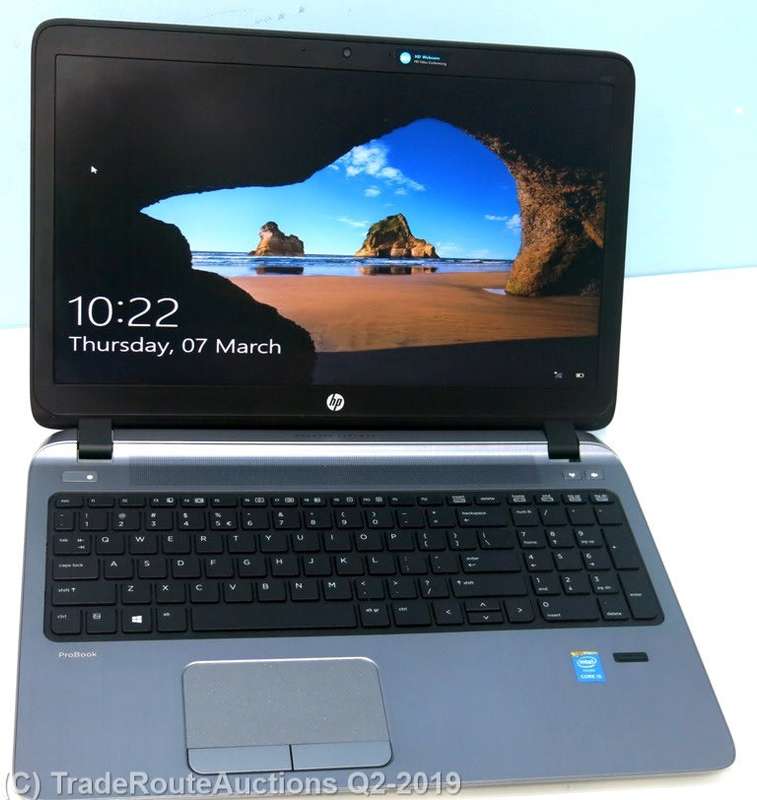 HP PROBOOK 450 G2 | CORE i5 5200U 5TH GEN 2.20GHZ | 4GB RAM | 500GB HDD | WIN 10 PRO | 15.6" LAPTOP