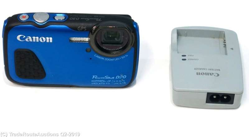 Canon PowerShot D30 Waterproof Camera (Blue)