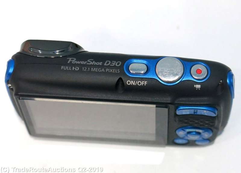 Canon PowerShot D30 Waterproof Camera (Blue)