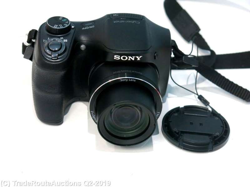 Sony Cyber-shot DSC-H100/BC 16.1MP Point and Shoot Camera (Black) with 21x Optical Zoom