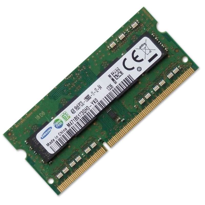 Laptop RAM - Samsung 4GB (PC3L-12800S) DDR3L 1.35V 1600 204-Pin M471B5173QH0