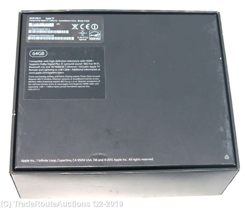 Apple TV 64GB | 4th Gen | A1625 | MLNC2SO/A | BOXED -DEMO