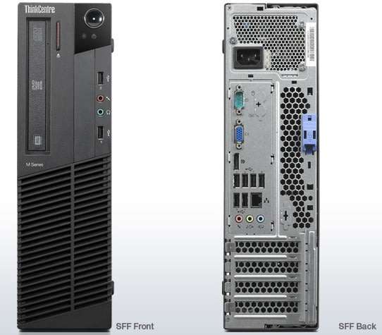 Lenovo ThinkCentre M91p SFF Desktop | Core i5 2400 CPU @ 3.10GHz | 4GB RAM | 1TB HDD