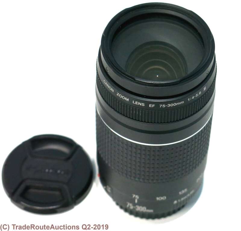 CANON EF 75-300MM 4-5.6 MARK III TELEPHOTO ZOOM LENS for 600D, 650D, 700D, 750D 1200D 1300D Etc