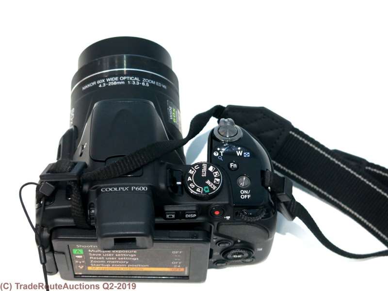 Nikon COOLPIX P600 16.1 MP Wi-Fi CMOS Digital Camera with 60x Zoom NIKKOR Lens