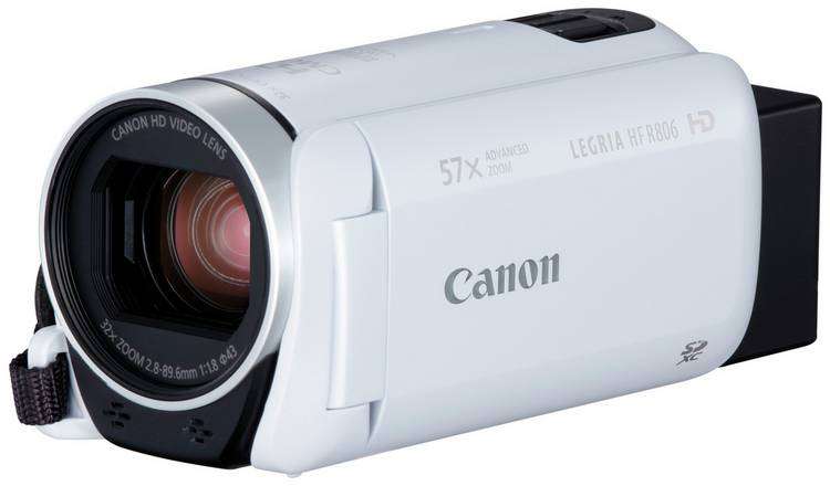 Canon LEGRIA HF R806 Digital FULL HD Camcorder, Black - 57X ZOOM - DIGIC DV4