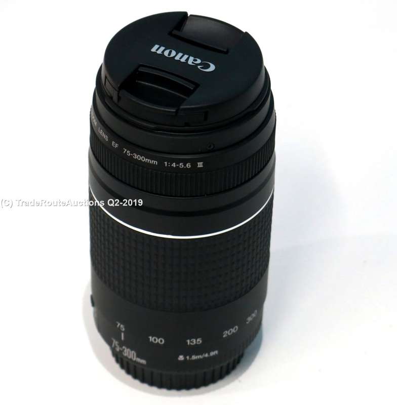 CANON EF 75-300MM 4-5.6 MARK III TELEPHOTO ZOOM LENS for 600D, 650D, 700D, 750D 1200D 1300D Etc