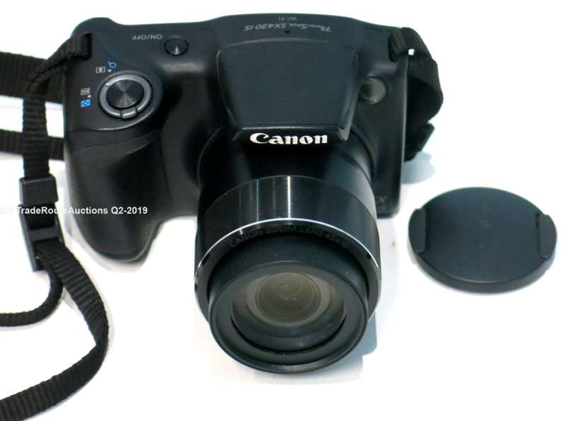 Canon PowerShot SX430 IS Built-in Wi-Fi / NFC Black Digital Camera 20.0MP 45X ZOOM