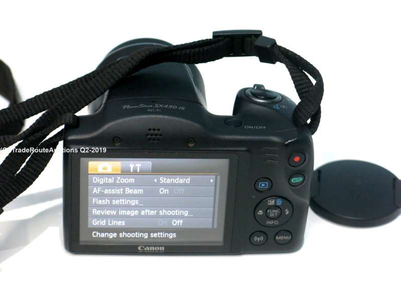 Canon PowerShot SX430 IS Built-in Wi-Fi / NFC Black Digital Camera 20.0MP 45X ZOOM
