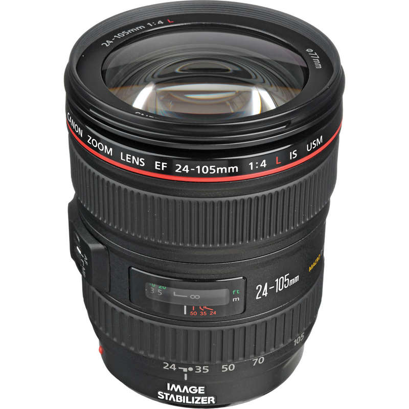 CANON EF 24-105mm F4L IS USM IMAGE STABILIZER ULTRASONIC ZOOM Lens for CANON Digital SLR Cameras