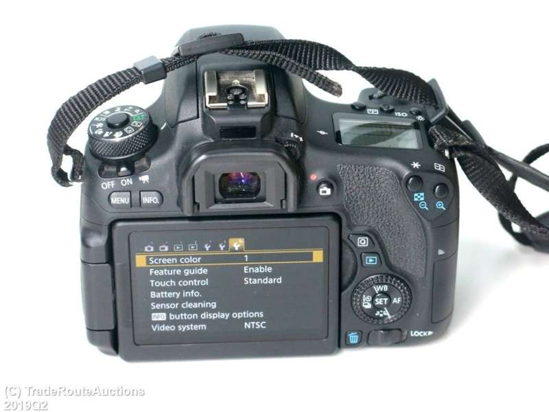 CANON REBEL T6S (Canon 760D Equivalent) DSLR CAMERA BODY ONLY - 24.2 MEGAPIXELS - 5 FRAMES / SEC